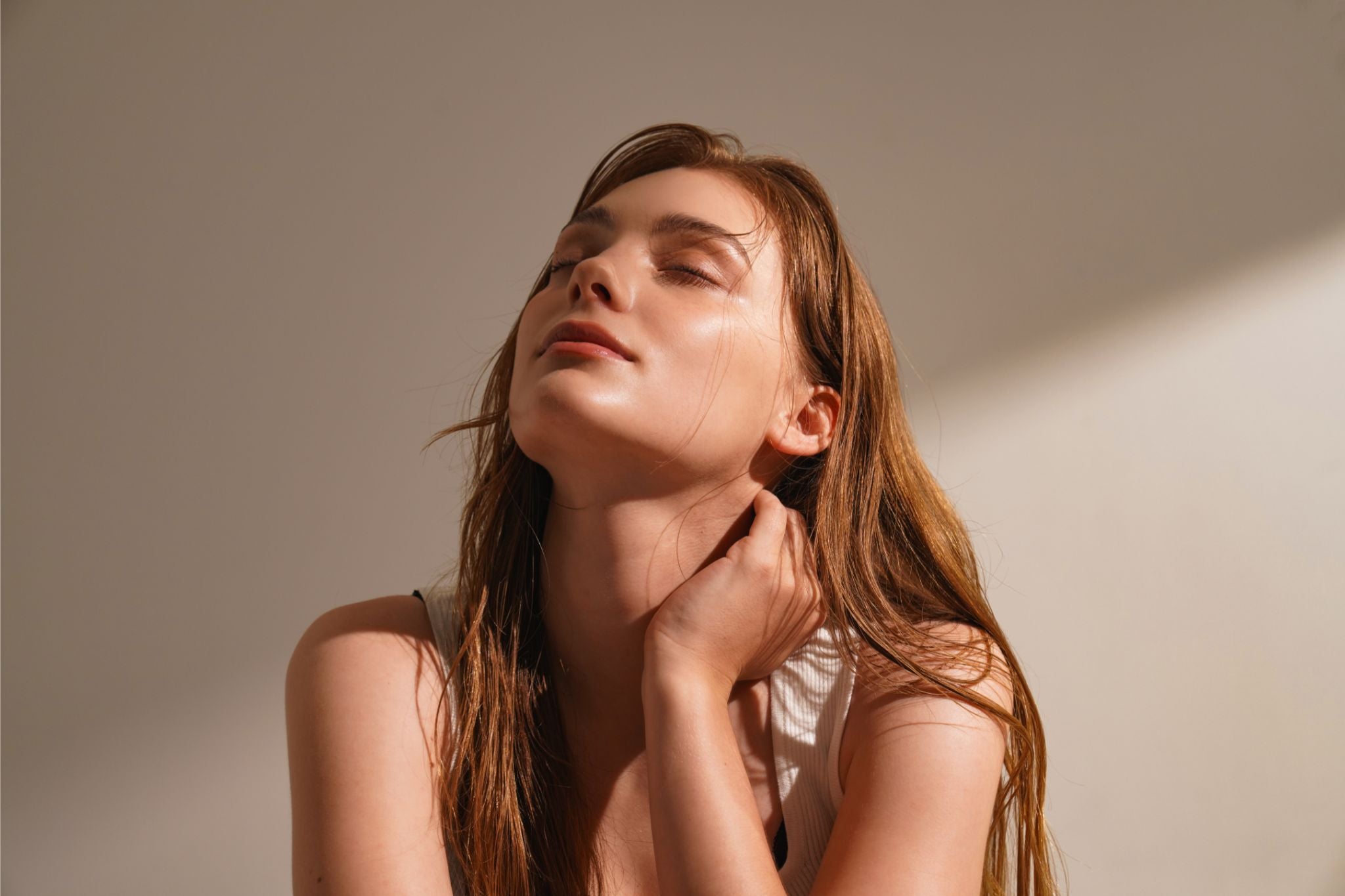 model with red hair
